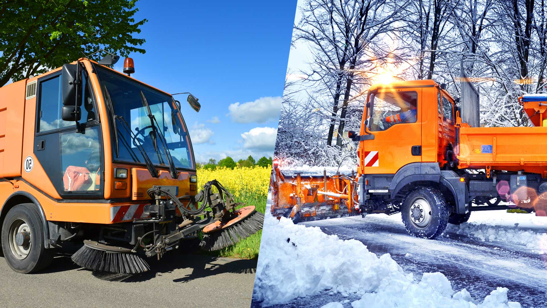 Wir versorgen München und Umgebung mit Dienstleistungen im Bereich Straßenreinigung und Winterdienst